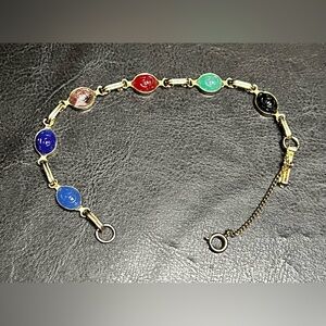 Vintage scarab bracelet